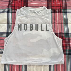 NOBULL White Camo Sleeveless Top